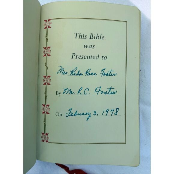 The New English Bible Cambridge 1978 Vintage Inscribed - Picture 2 of 7